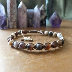 Handmade} Petrified Wood/Fossilized Wood Bracelet